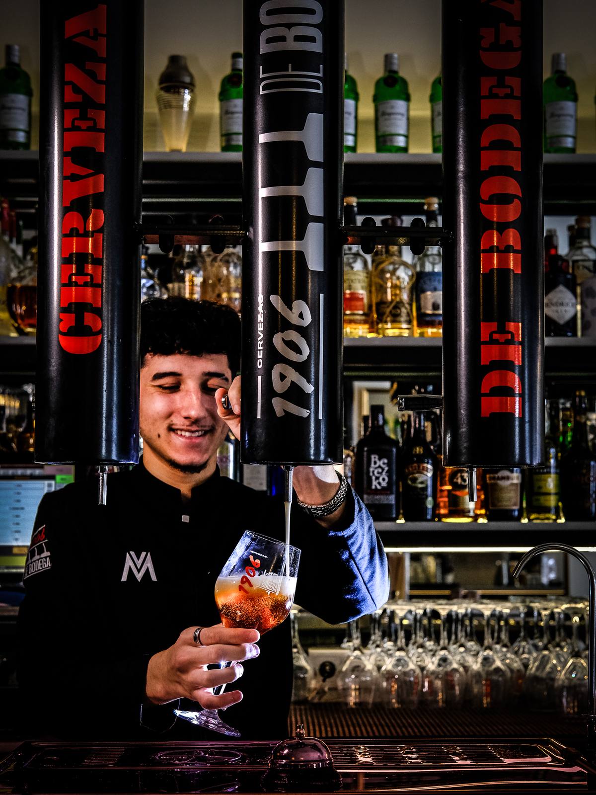 Spritz servido en la barra